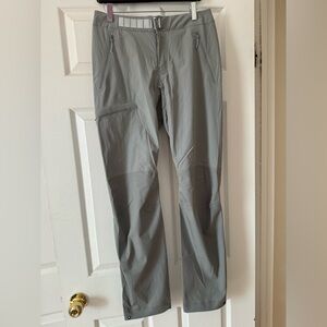 Arc’teryx, size 4, Gray color hiking pants.